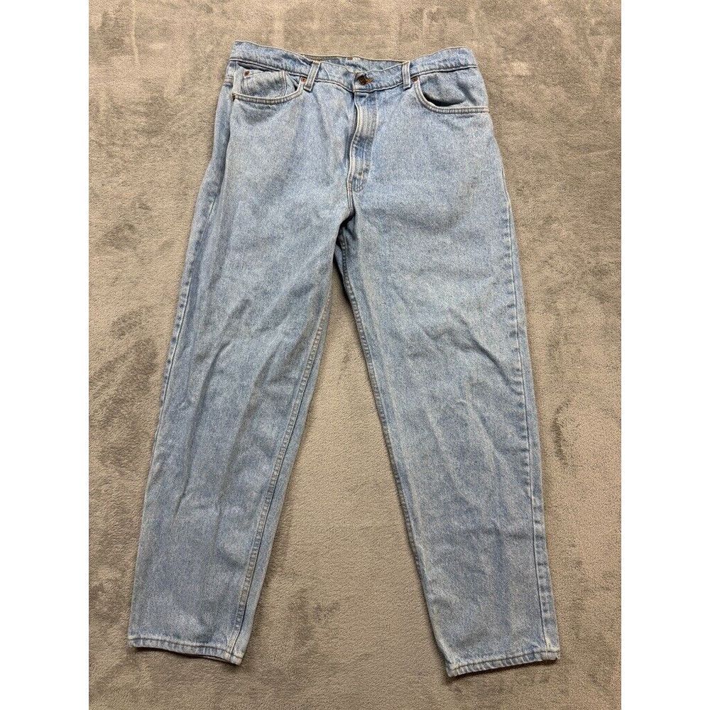 Levi's 550 Jeans Men‎ Measured 38x32 Relaxed Fit Light Wash Outdoor Work Casual